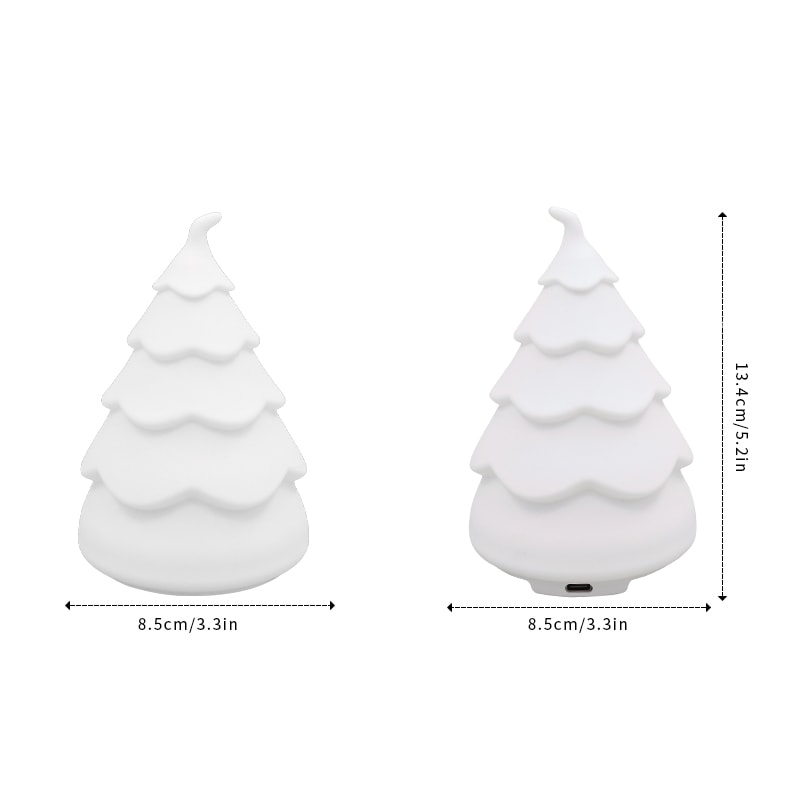 Silicone Christmas Tree Night Light