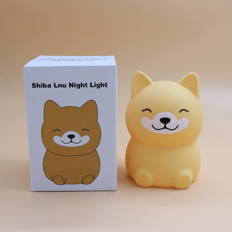 Cute Shiba Inu Silicone Lamp