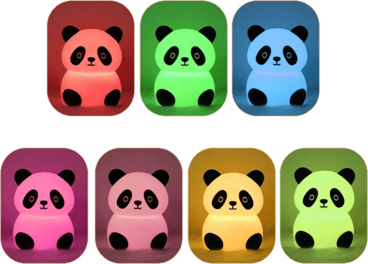 Panda Touch Silicone Lamp