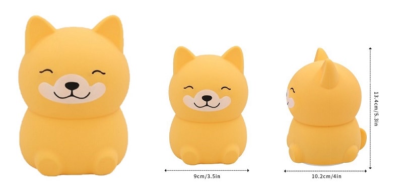 Cute Shiba Inu Silicone Lamp