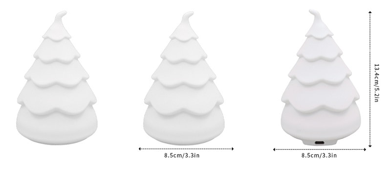 Silicone Christmas Tree Night Light